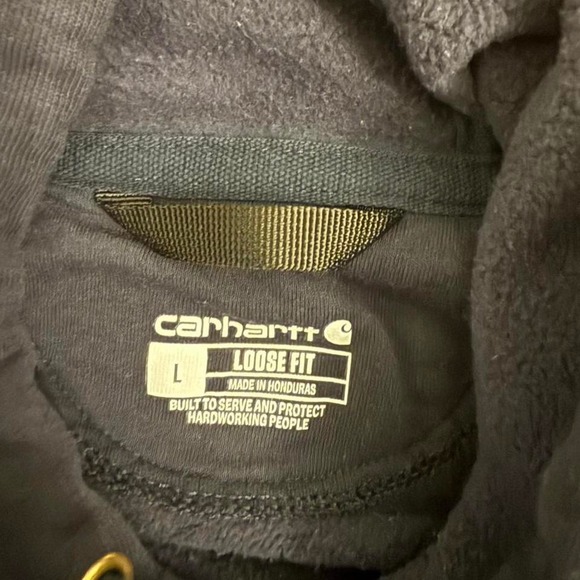 Carhartt navy blue hoodie - Picture 3 of 4